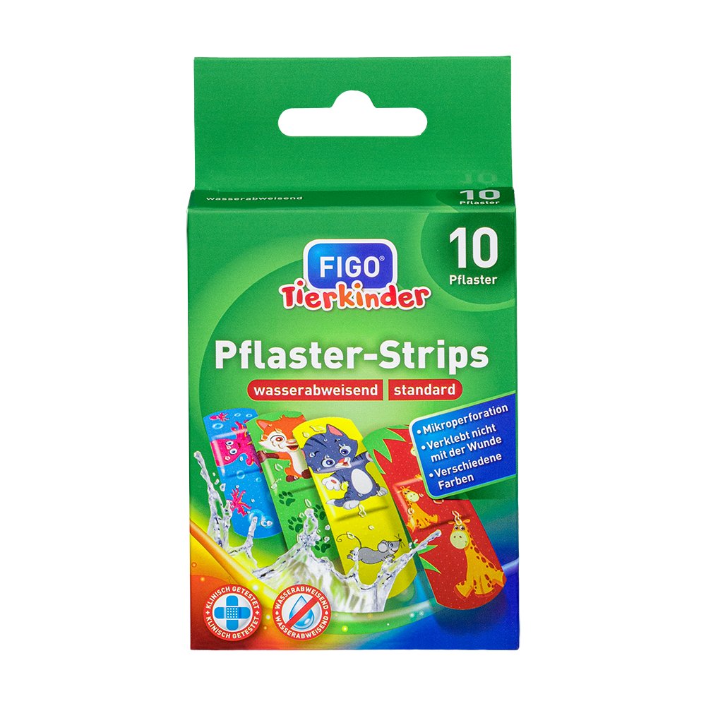 FIGO Kinderpflaster Zoomotive - 10Stk - Erste Hilfe