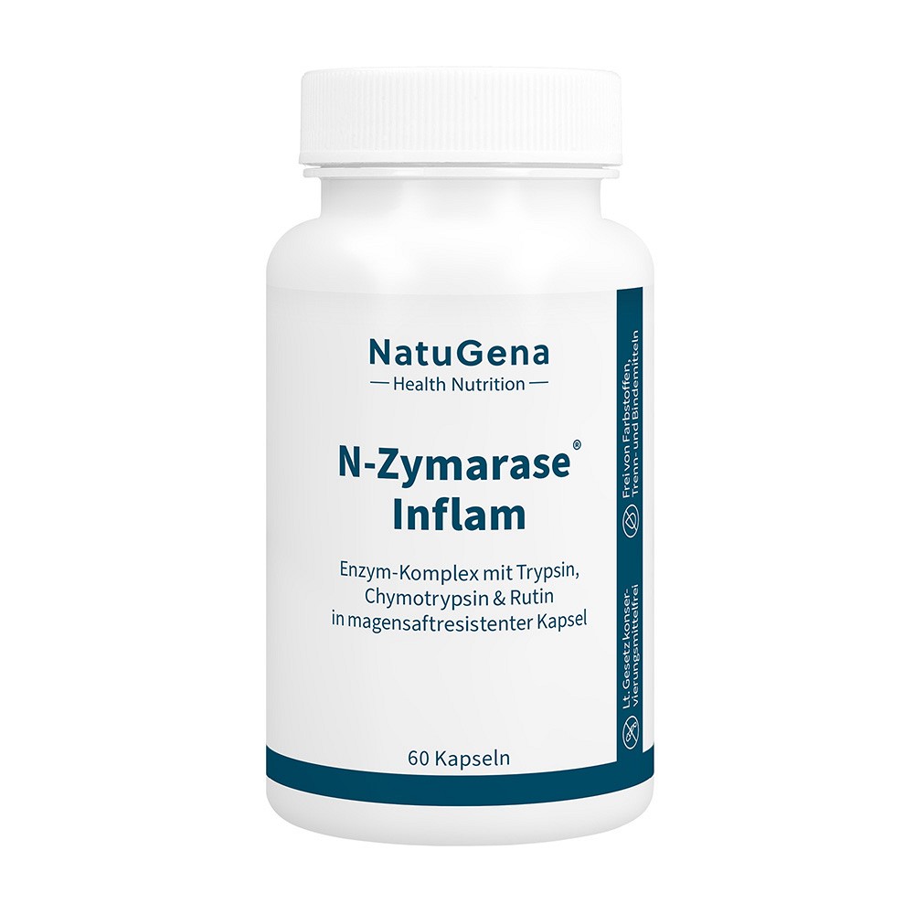 N-ZYMARASE Inflam Enzym-Komplex+Rutin Kapseln - 60Stk