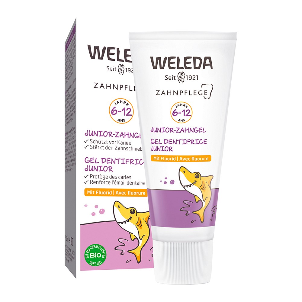 WELEDA Junior-Zahngel mit Fluorid - 50ml