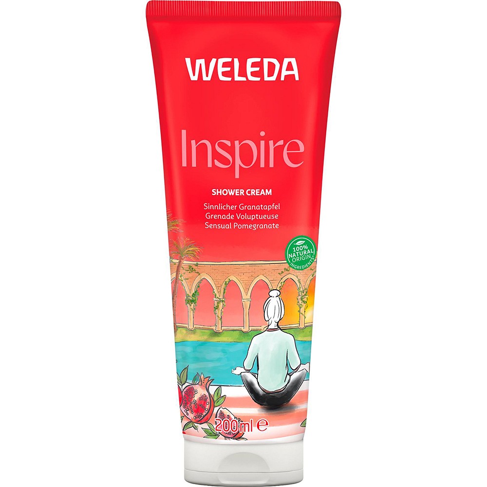 WELEDA Inspire Shower Cream Granatapfel - 200ml