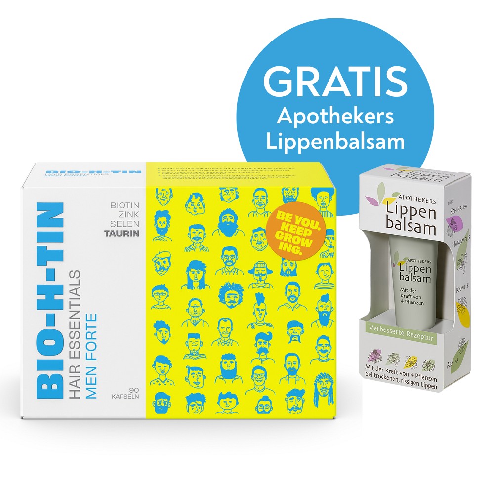 BIO-H-TIN Hair Essentials Men Forte Kapseln - 90Stk - AKTIONSARTIKEL