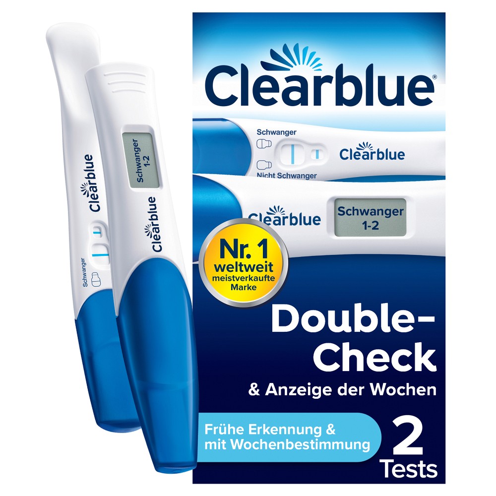 CLEARBLUE Schwangerschaftstest Kombipack Urin - 2Stk