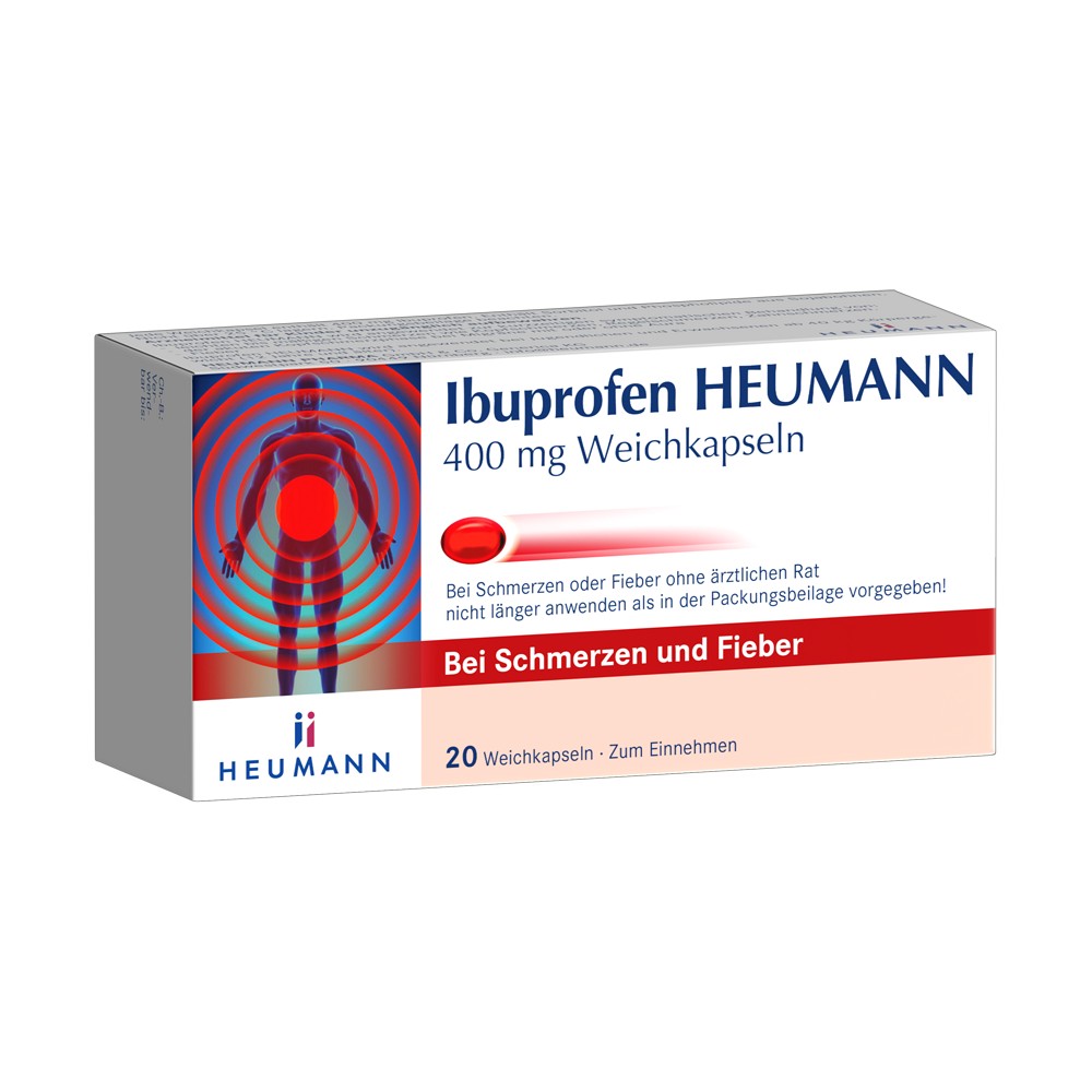 IBUPROFEN HEUMANN 400 mg Weichkapseln - 20Stk