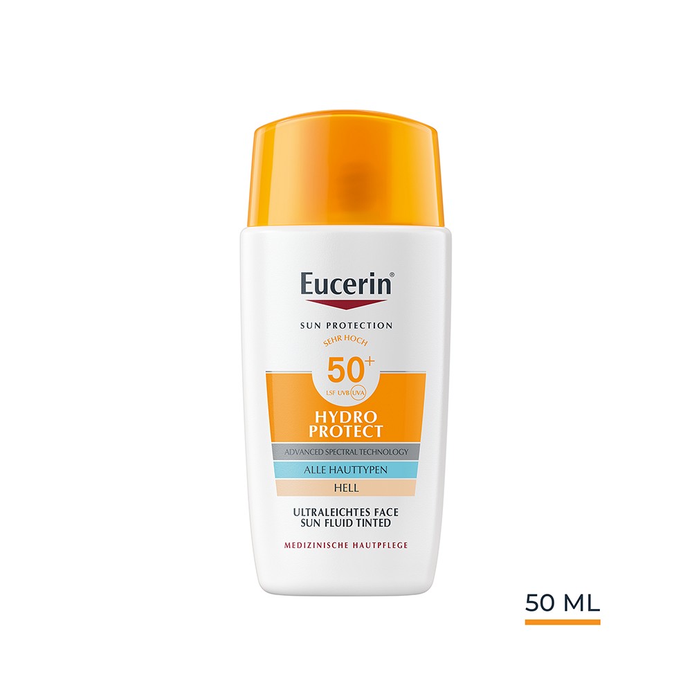EUCERIN Sun Fluid Hydro Protect Face hell LSF 50+ - 50ml - Sonnenschutz
