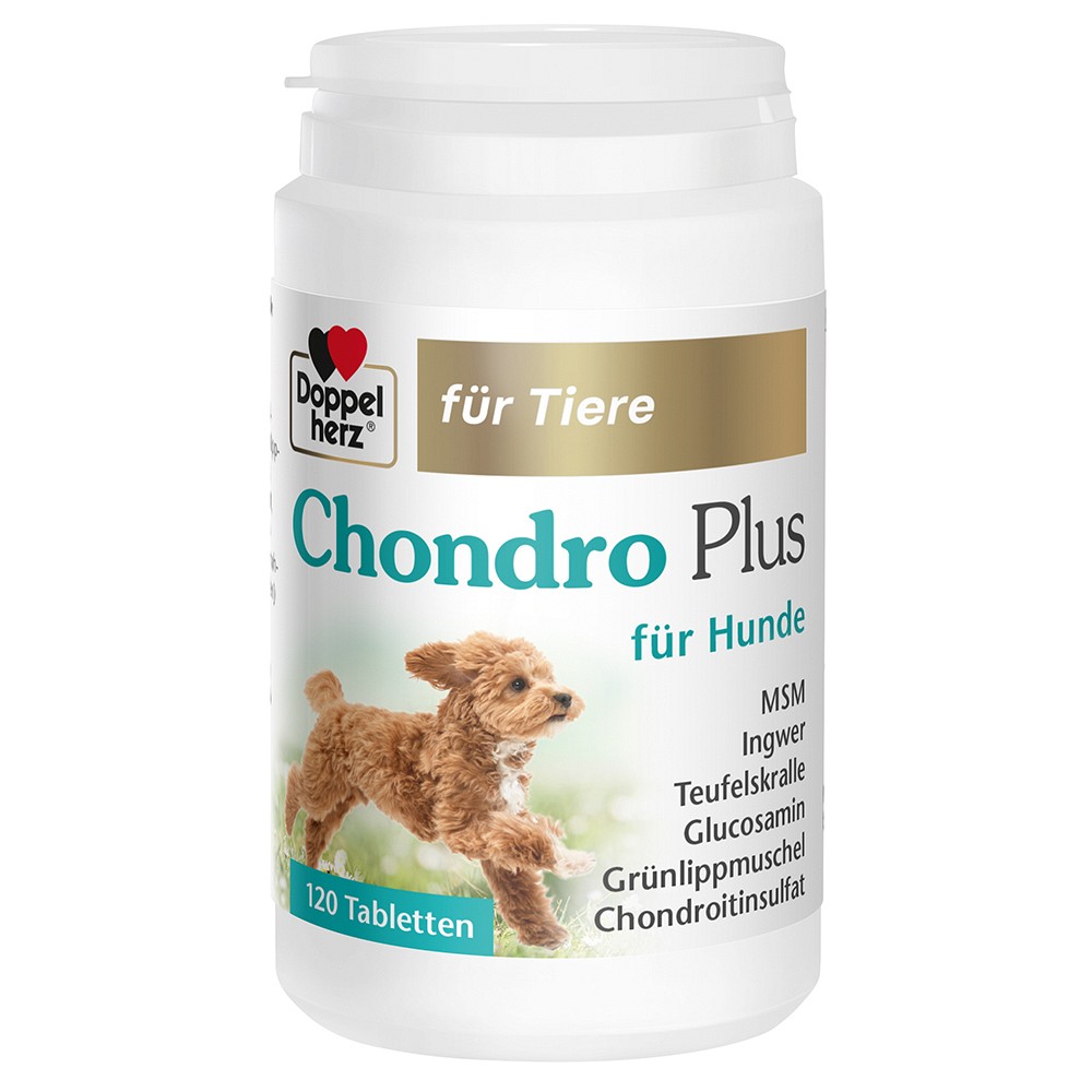 DOPPELHERZ für Tiere Chondro Plus Tabl.f.Hunde - 120Stk - für Tiere