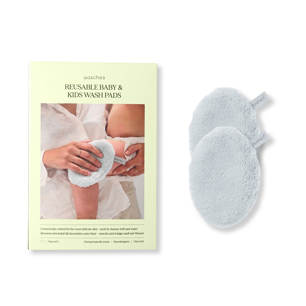 WASCHPADS Baby- & Kinderhaut pastel blue - 2Stk