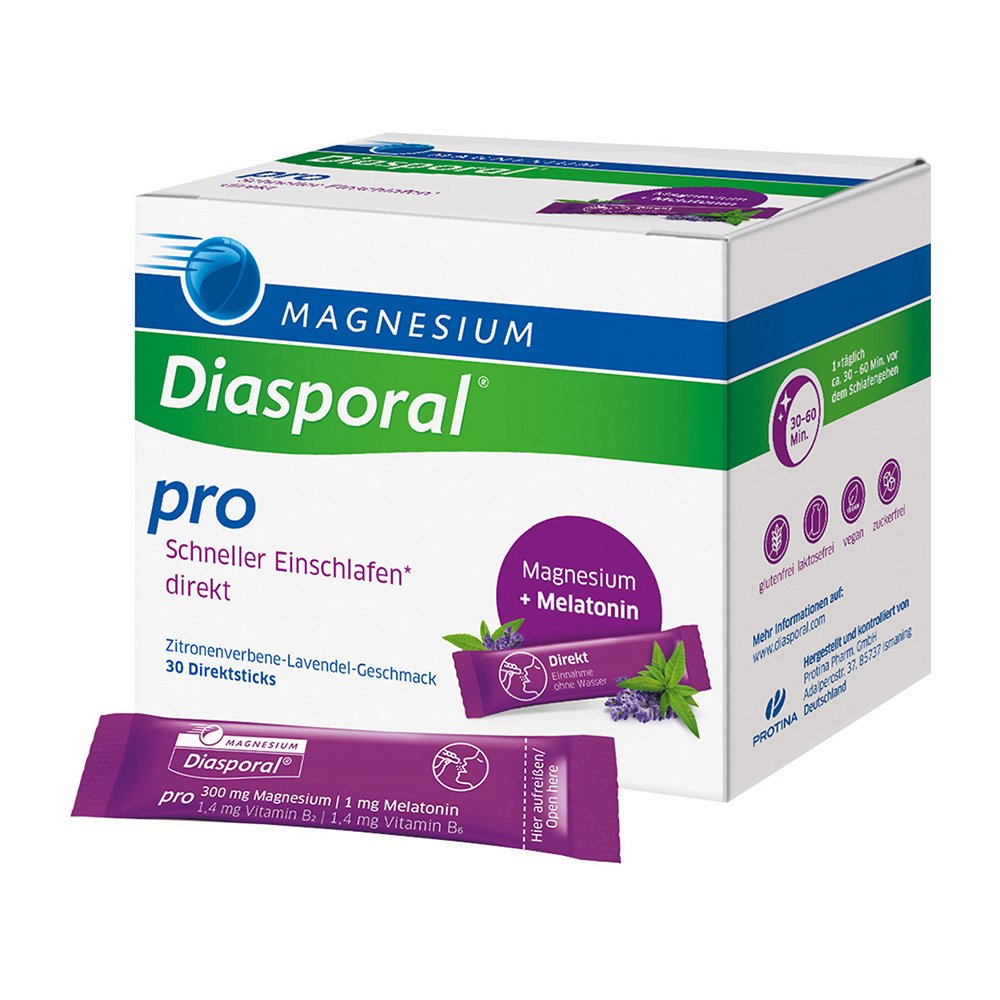 MAGNESIUM DIASPORAL pro Schneller Einschlafen dir. - 30Stk - Stress & Burnout