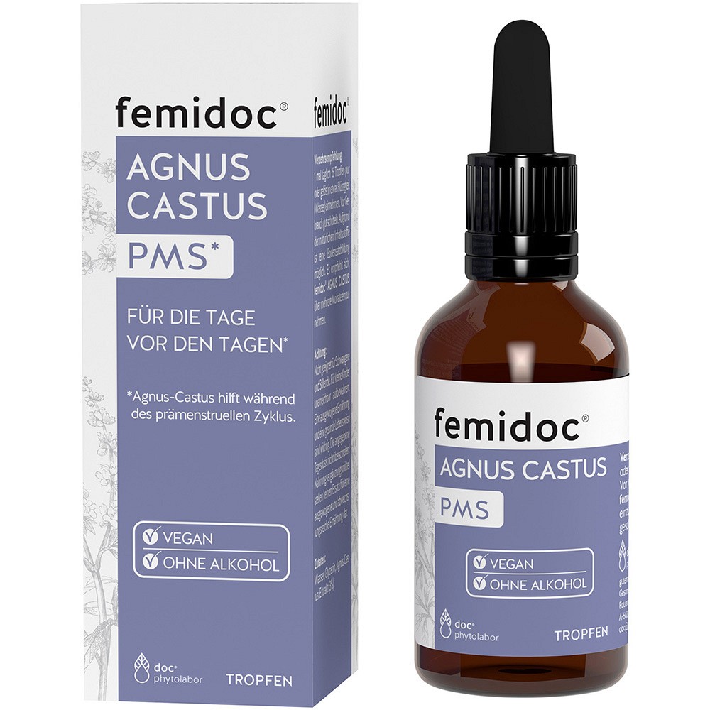 FEMIDOC Agnus Castus PMS o.Alkohol Tropfen z.Einn. - 50ml