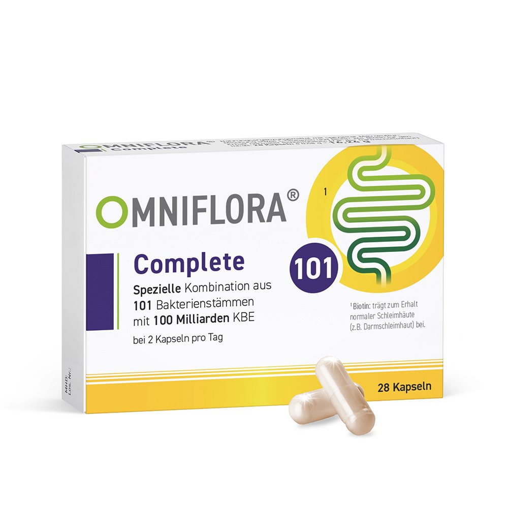 OMNIFLORA Complete 101 Bakterienstämme 100 Mrd.KBE - 28Stk - Stärkung Immunsystem