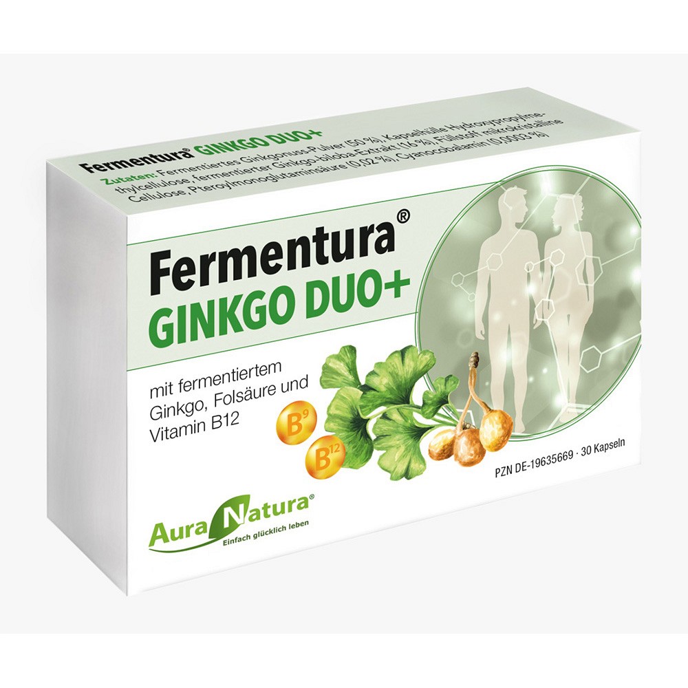 AURANATURA Fermentura Ginkgo Duo+ Kapseln - 30Stk - Depressionen & Angstzustände