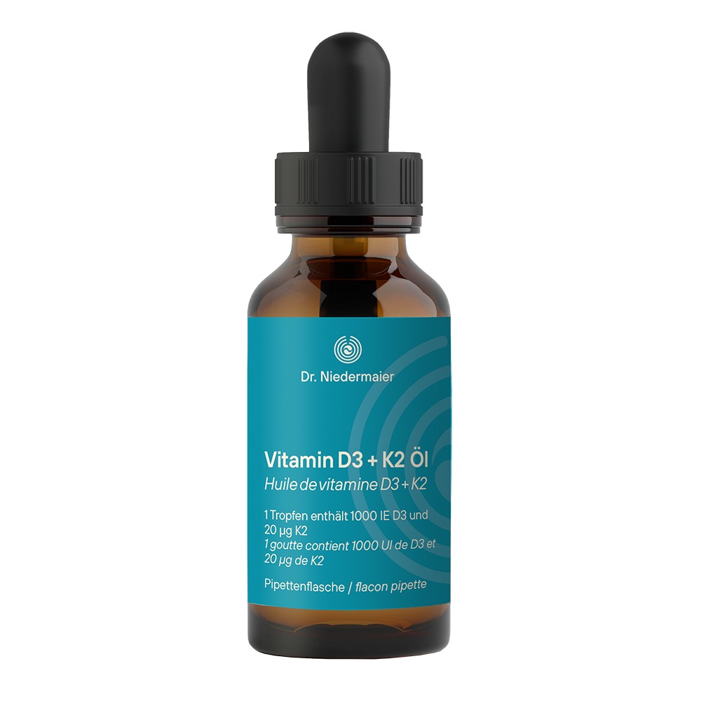 DR.NIEDERMAIER Vitamin D3+K2 Öl Tropfen - 50ml