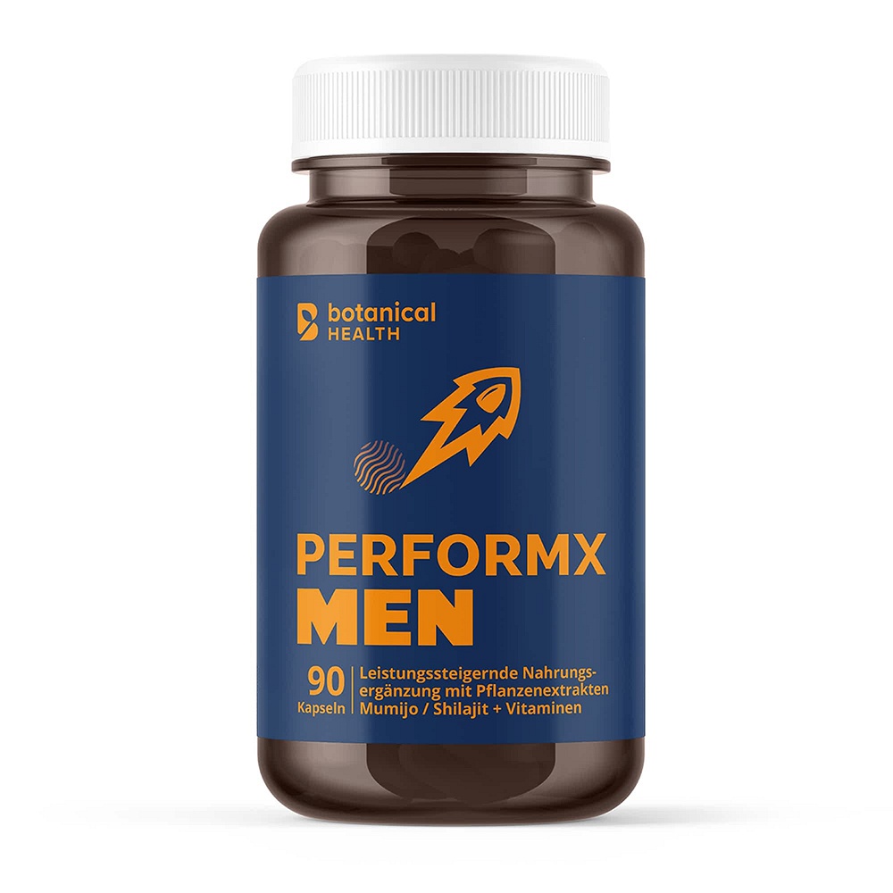PERFORMX MEN hochdos.Mumijo Shilajit Vitamine Kps. - 90Stk - Für Frauen & Männer