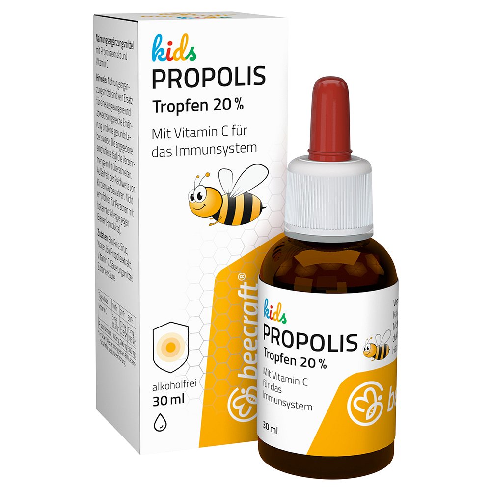 BEECRAFT KIDS Propolis Bio Tropfen 20% plus Vit.C - 30ml