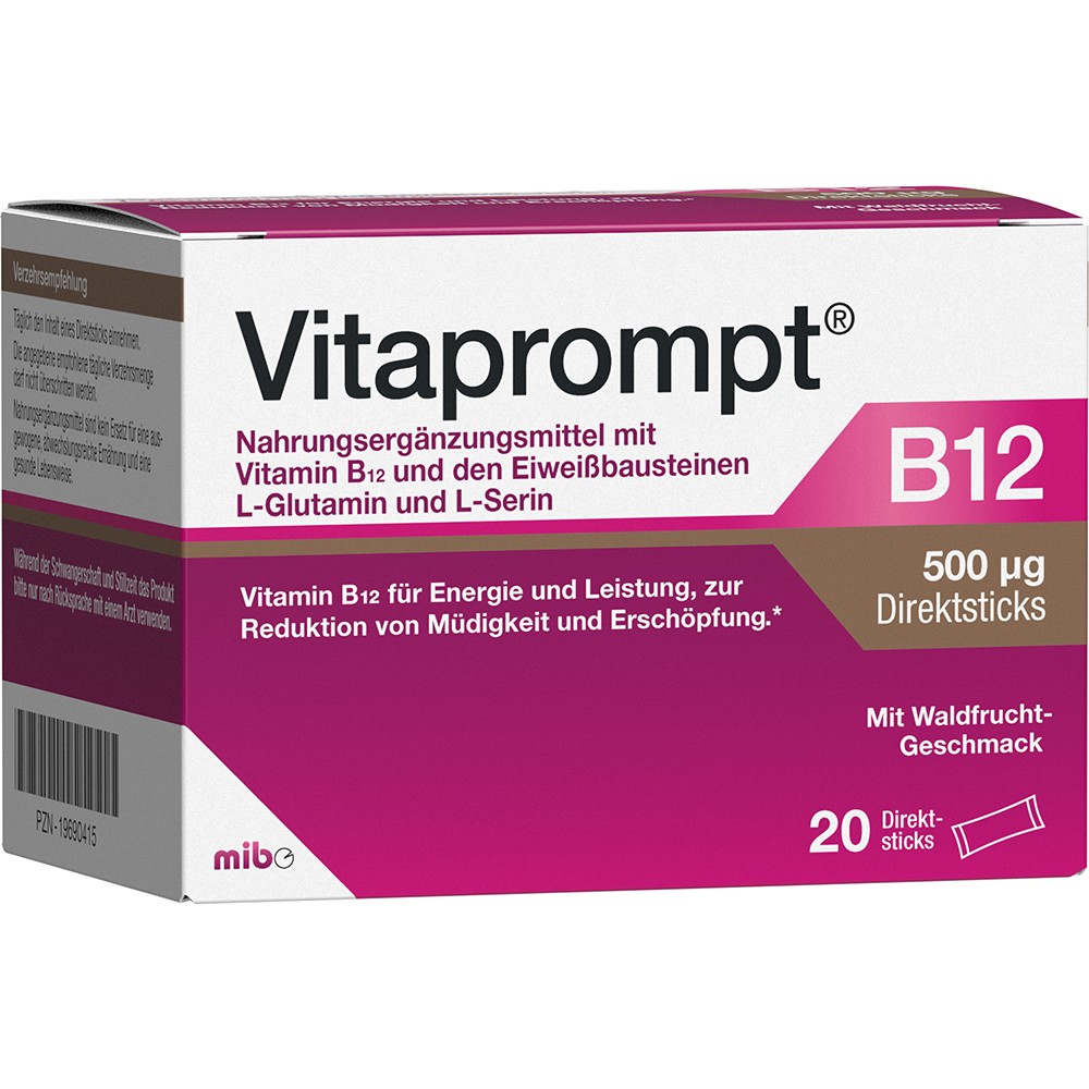 VITAPROMPT B12 500 µg Direktsticks - 20Stk