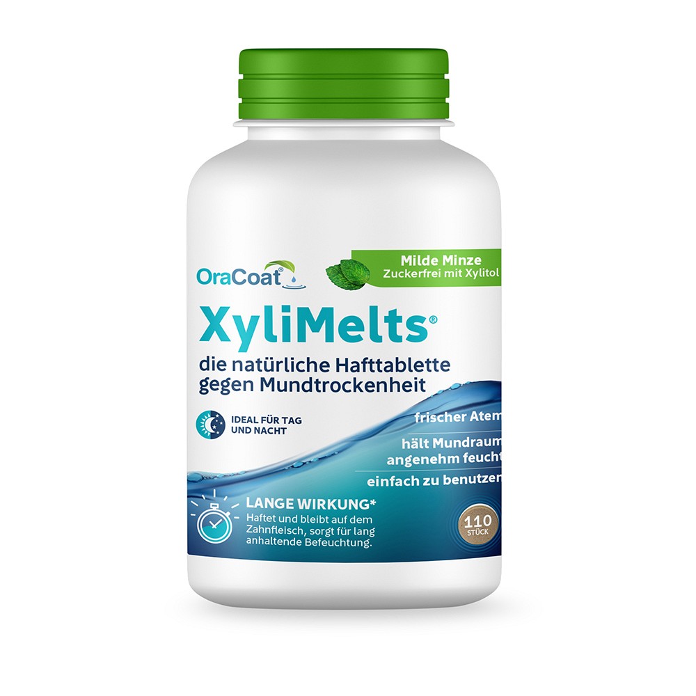 XYLIMELTS Hafttabletten milde Minze OraCoat - 110Stk