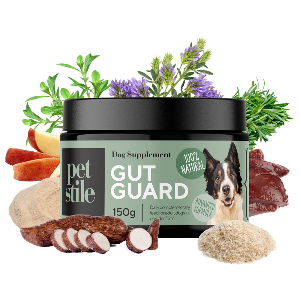GUT GUARD Ergänzungsfuttermittel Pulver f.Hunde - 150g - Magen & Darm