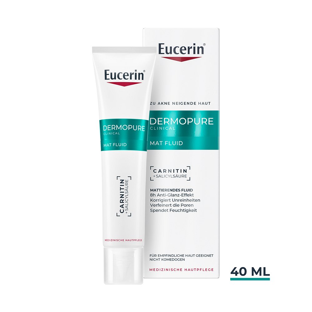 EUCERIN DermoPure Clinical Mat Fluid - 40ml - Unreine Haut