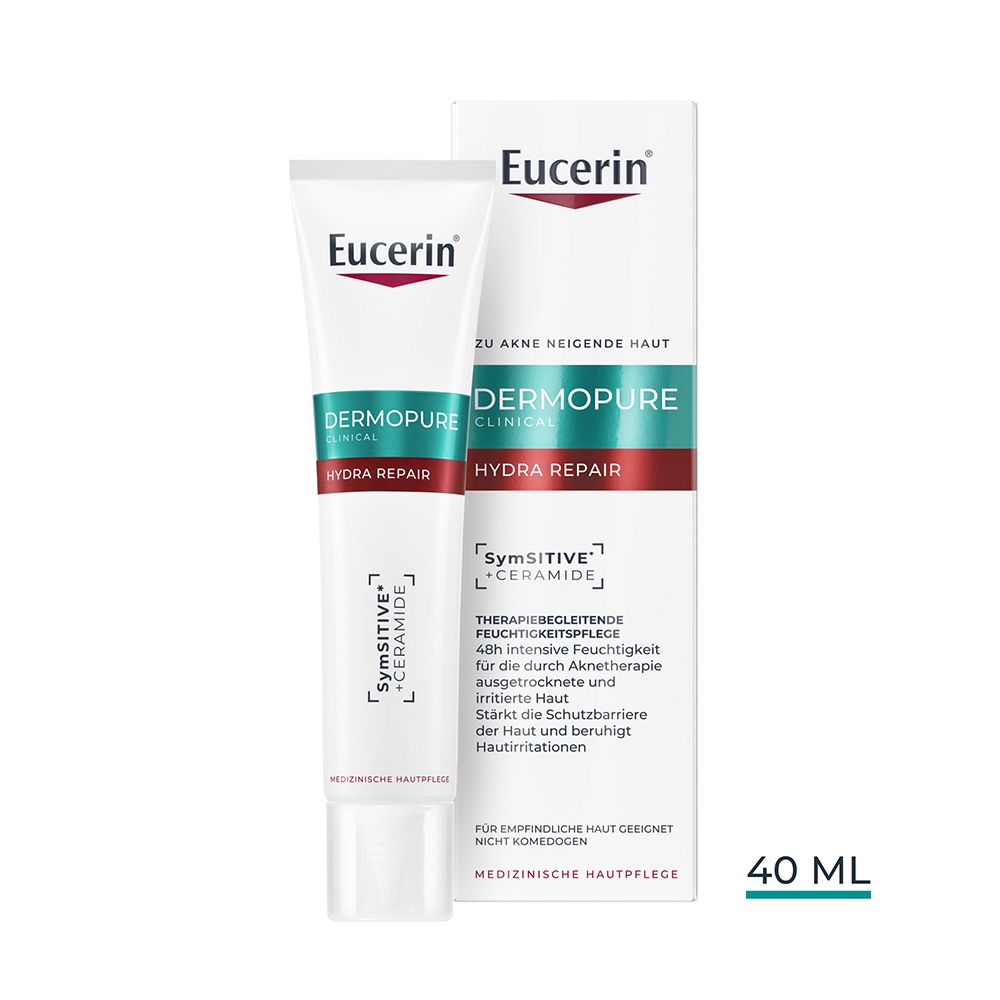 EUCERIN DermoPure Clinical Hydra Repair Creme - 40ml - Unreine Haut