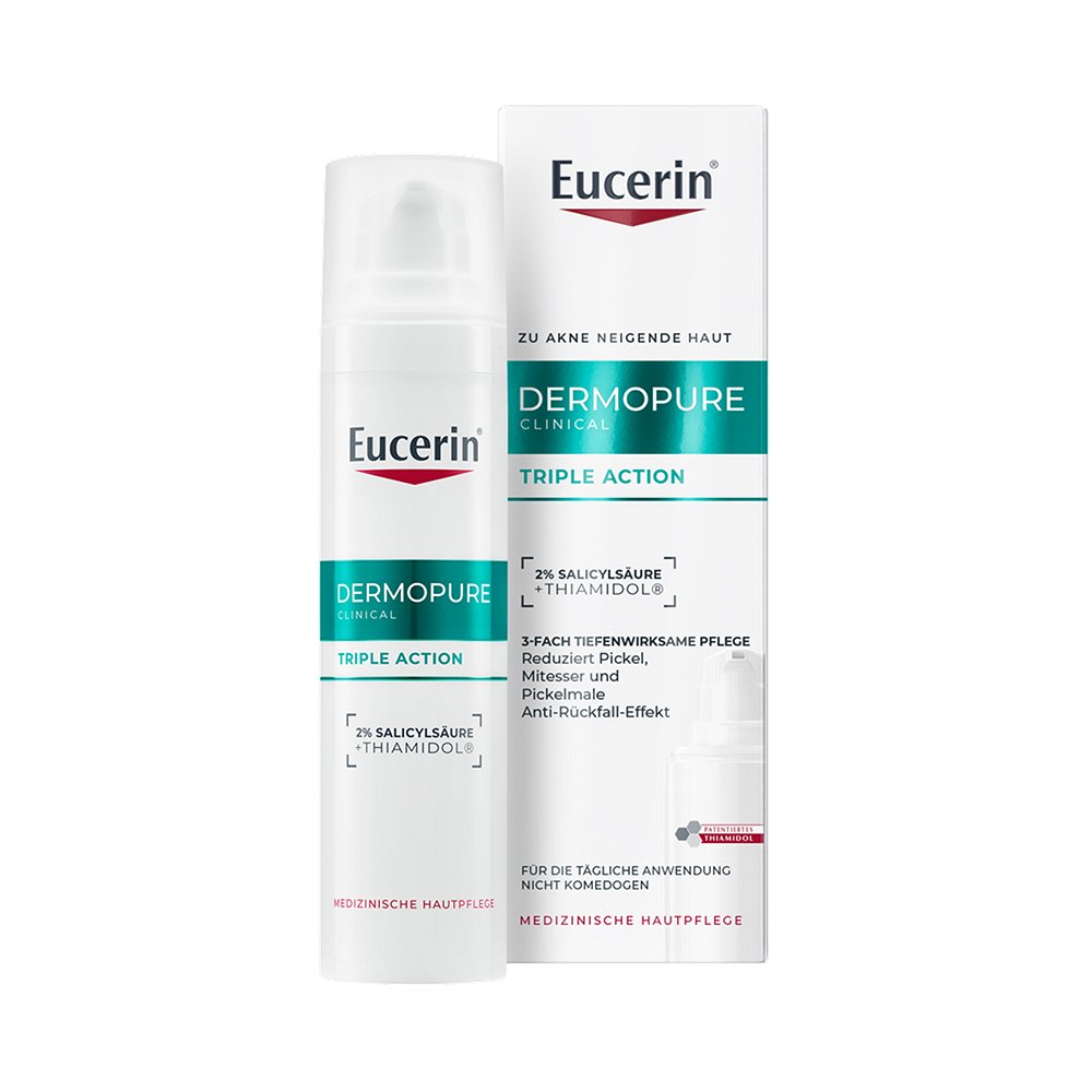 EUCERIN DermoPure Clinical Triple Action Creme - 40ml - Unreine Haut