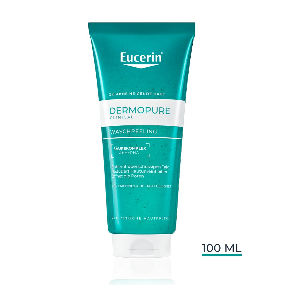 EUCERIN DermoPure Clinical Waschpeeling - 100ml - Akne