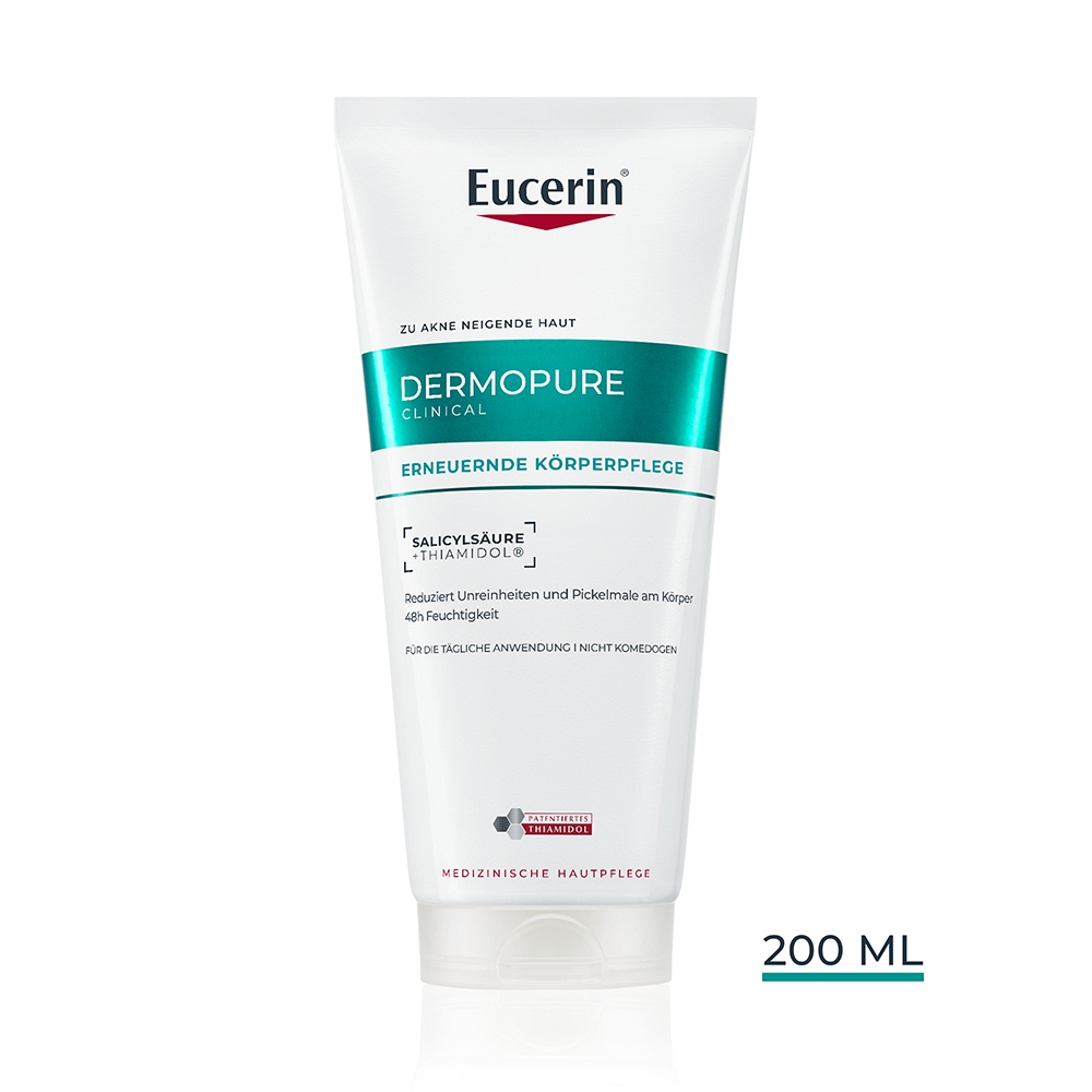 EUCERIN DermoPure Clinical Körperpflege erneuernd - 200ml - Unreine Haut
