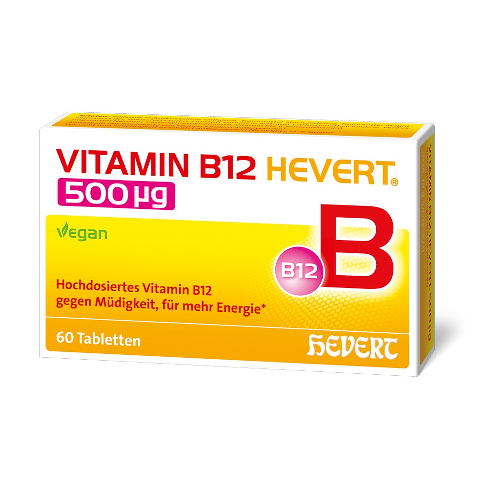 VITAMIN B12 HEVERT 500 µg Tabletten - 60Stk