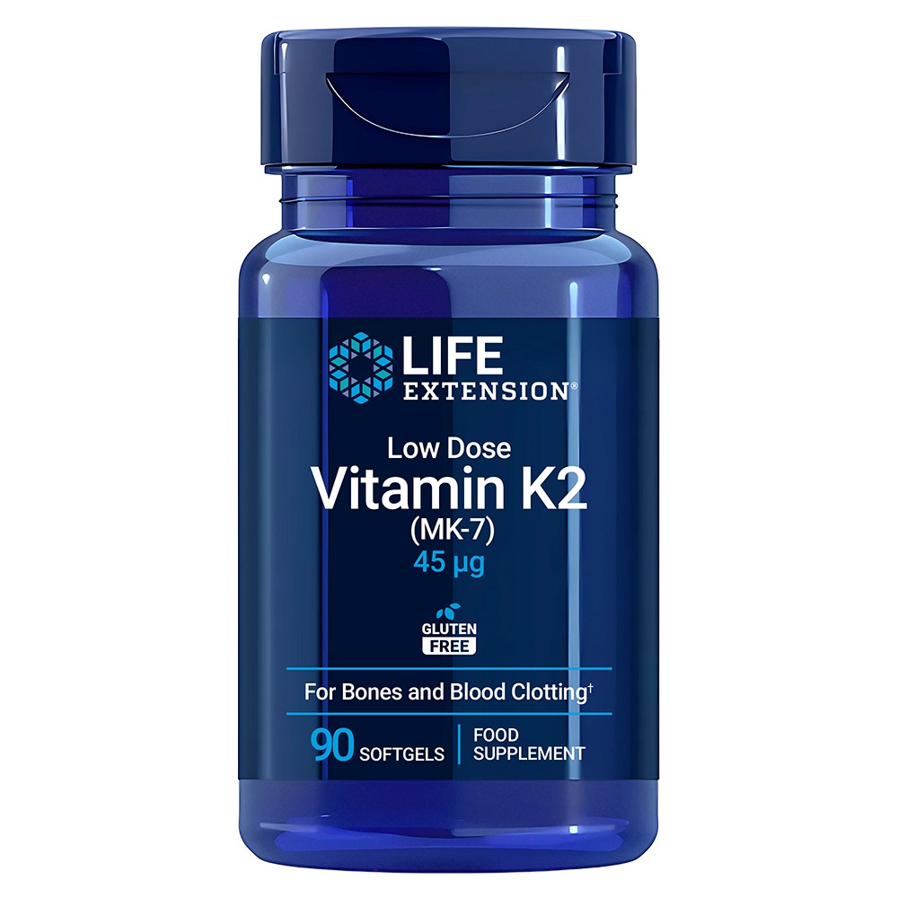 LOW-DOSE Vitamin K2 MK-7 45 µg Weichkapseln - 90Stk