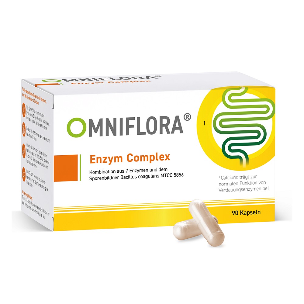 OMNIFLORA Enzym Complex m.Bacillus coagulans Kaps. - 90Stk - Darmflora