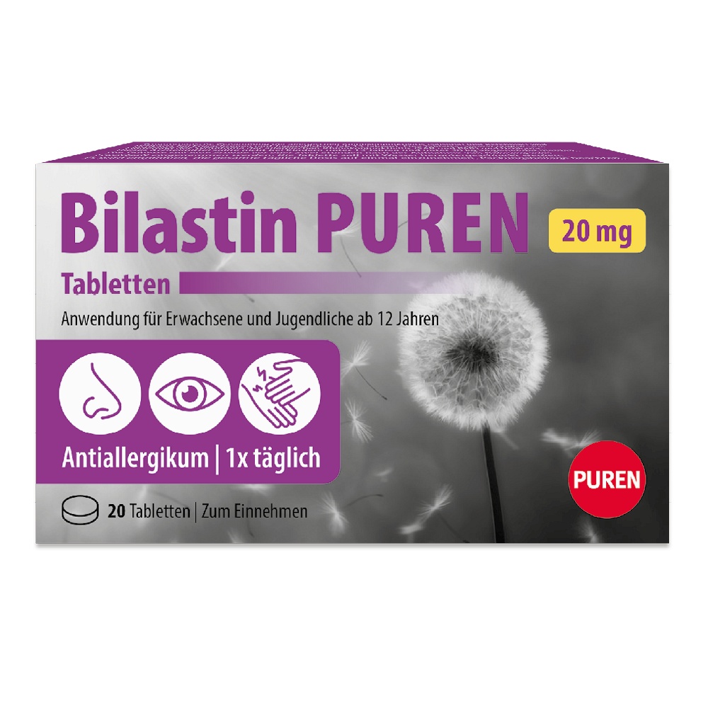 BILASTIN PUREN 20 mg Tabletten - 20Stk