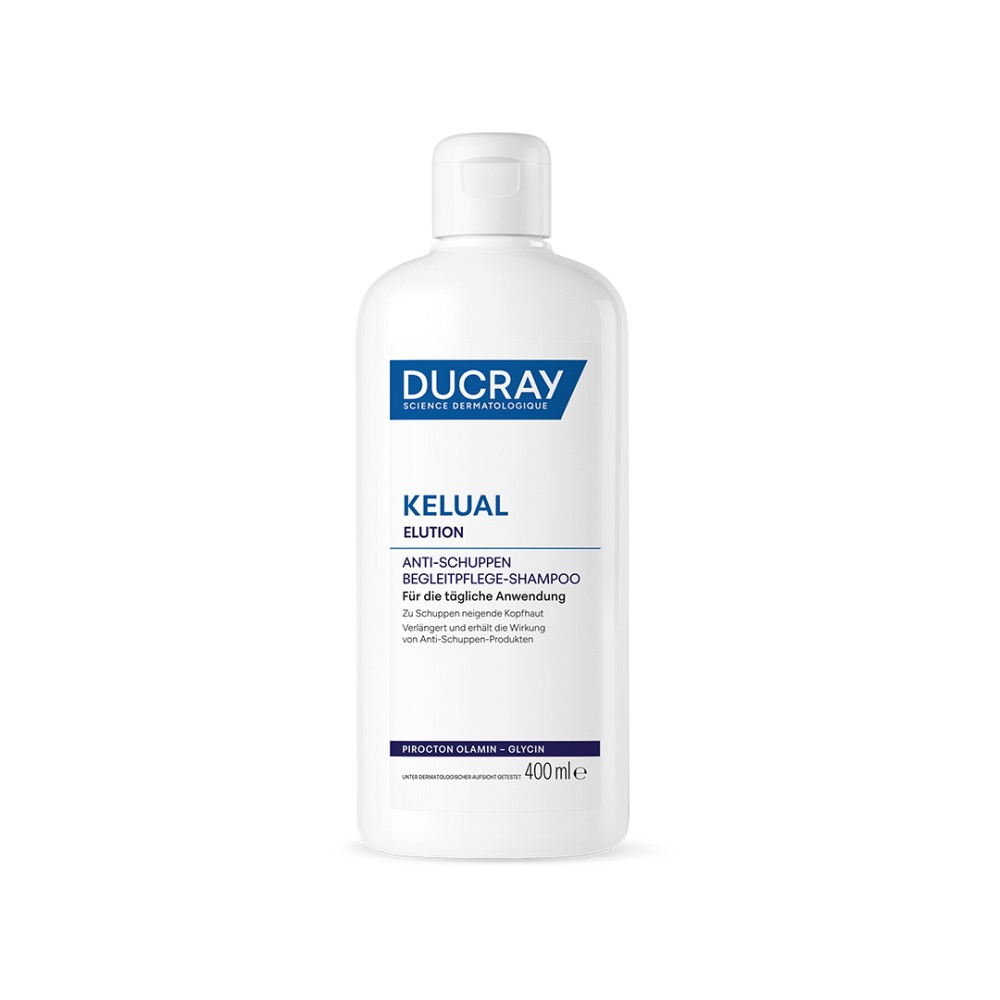 DUCRAY KELUAL ELUTION Begleitpflege-Shampoo - 400ml - Schuppen