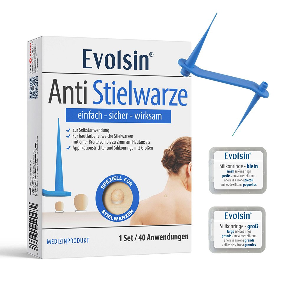 EVOLSIN Anti-Stielwarze Stielwarzenentferner - 40Stk - Warzen & Hühneraugen