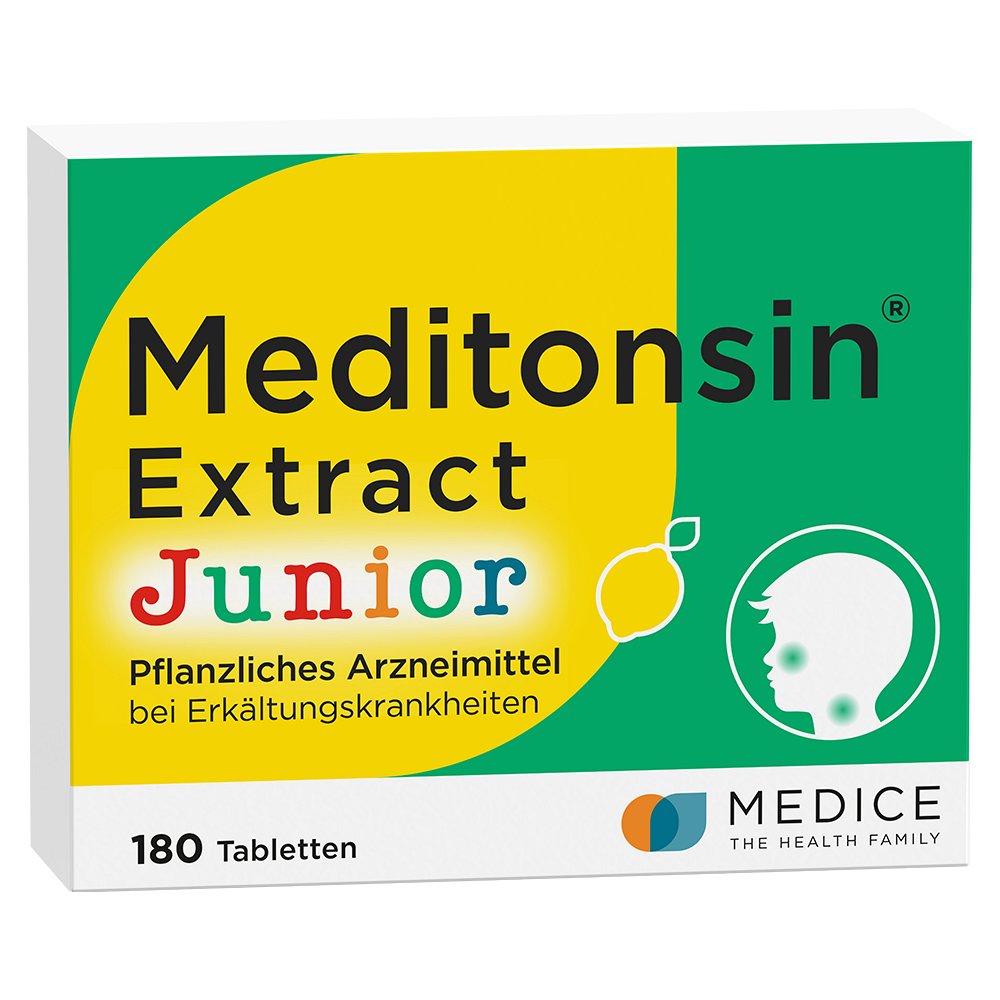 MEDITONSIN Extract Junior pflanzl.Erkältungstabl. - 180Stk