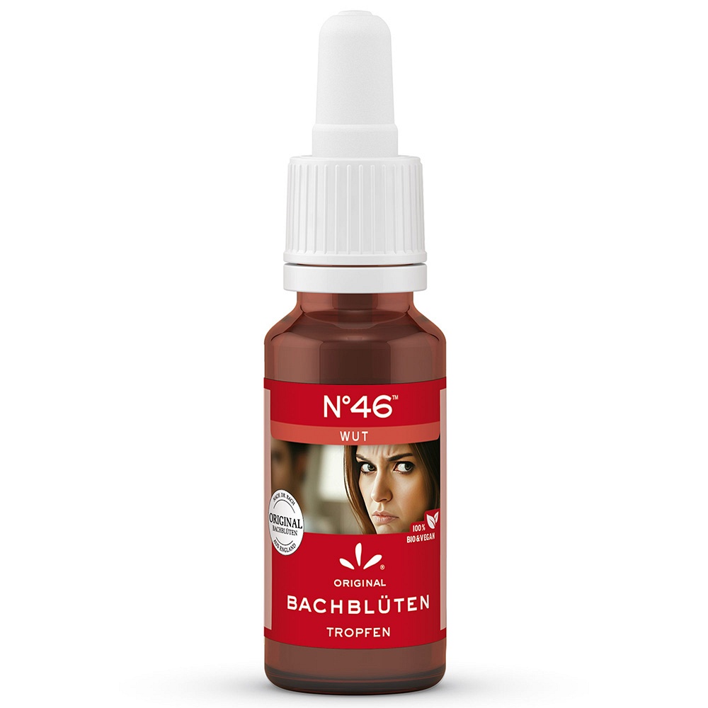 BACHBLÜTEN Nr.46 WUT Tropfen - 20ml - Homöopathie & Natur