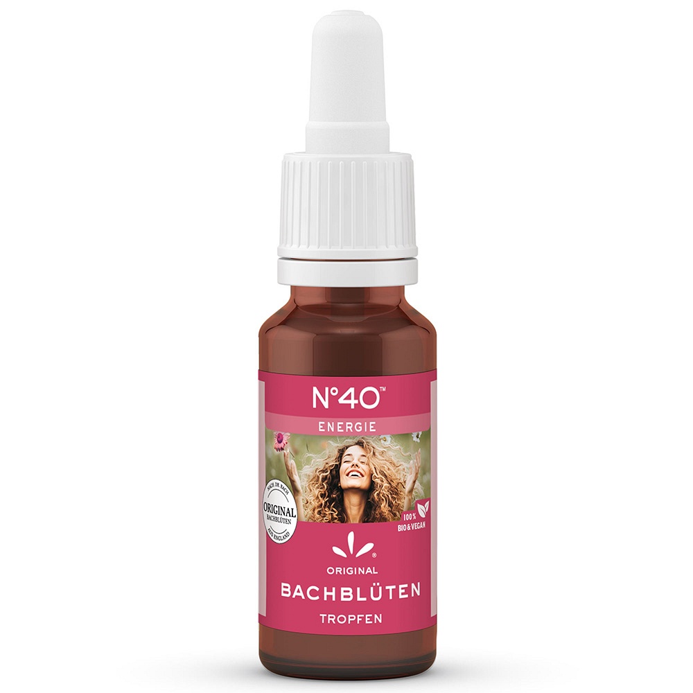 BACHBLÜTEN Nr.40 ENERGIE Tropfen - 20ml - Homöopathie & Natur
