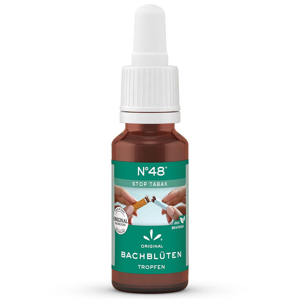 BACHBLÜTEN Nr.48 STOP TABAK Tropfen - 20ml - Homöopathie & Natur