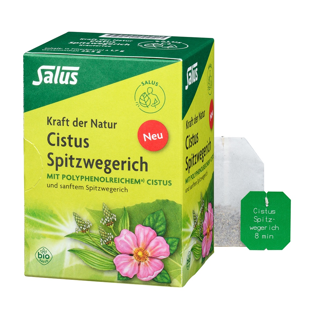 CISTUS SPITZWEGERICH Tee Bio Filterbeutel - 15Stk