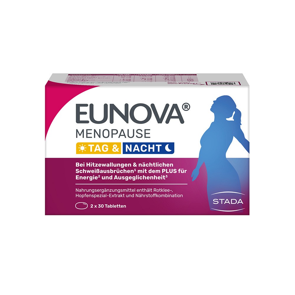 EUNOVA Menopause Tag & Nacht Tabletten - 60Stk