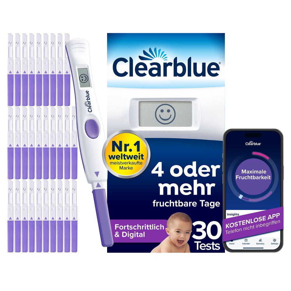 CLEARBLUE Ovulationstest fortschrittlich & digital - 30Stk