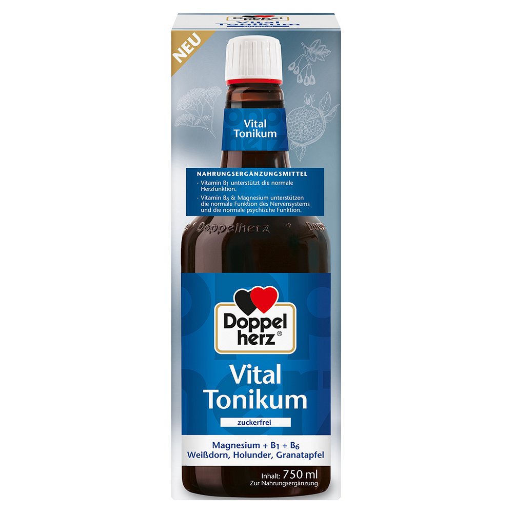 DOPPELHERZ Vital-Tonikum Herz-Kreislauf - 750ml - Für Senioren