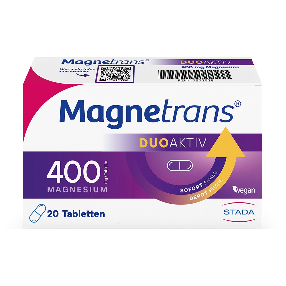 MAGNETRANS duo-aktiv 400 mg Tabletten - 20Stk - Magnetrans