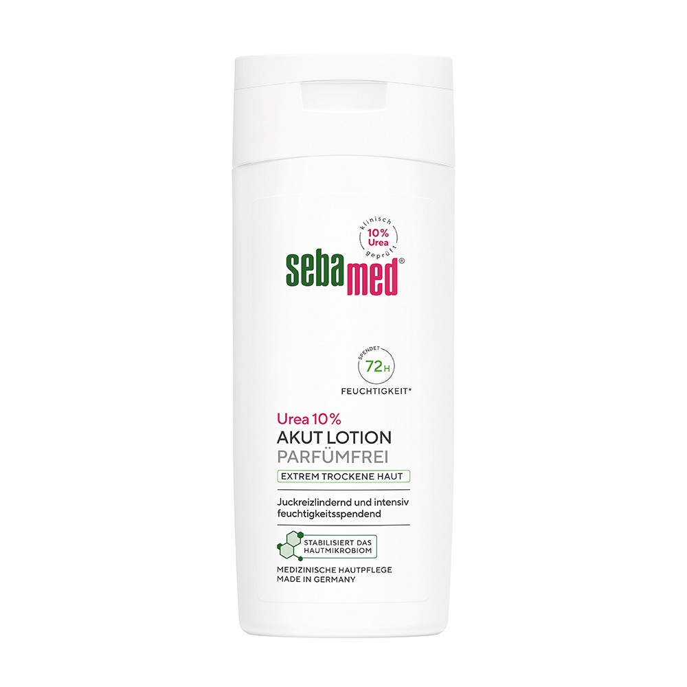 SEBAMED Akut Lotion Urea 10% parfümfrei - 200ml - Sebamed® Trockene Haut