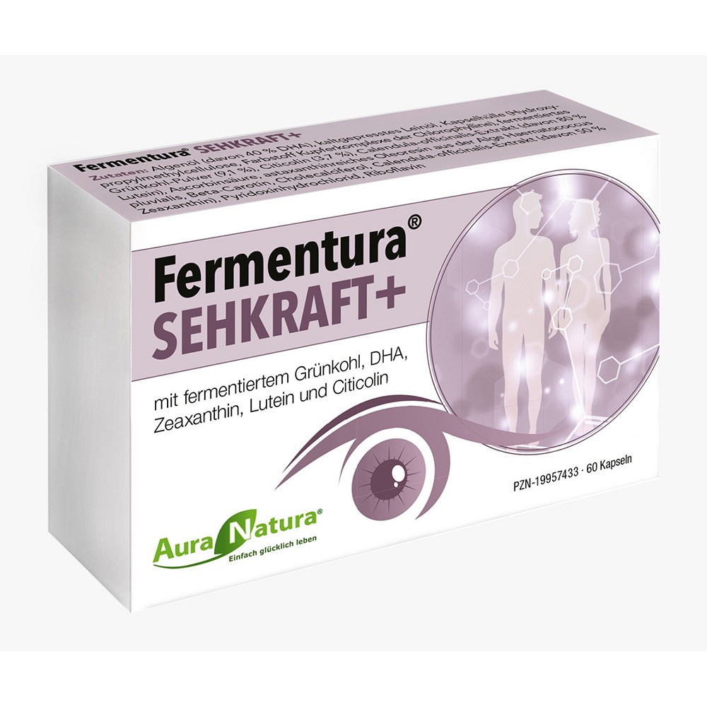 AURANATURA Fermentura Sehkraft+ Kapseln - 60Stk - Diabetes/Auge