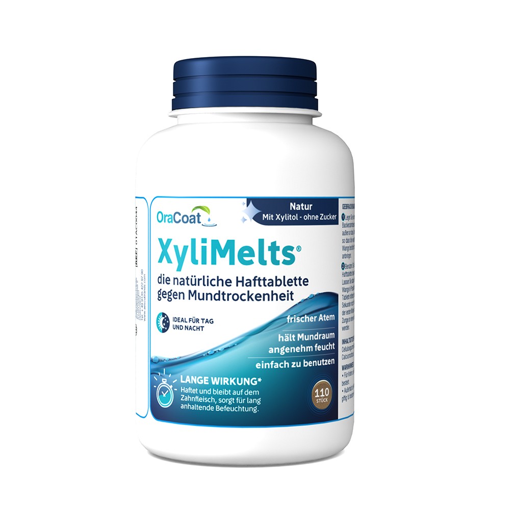 XYLIMELTS Hafttabletten ohne Minze OraCoat - 110Stk