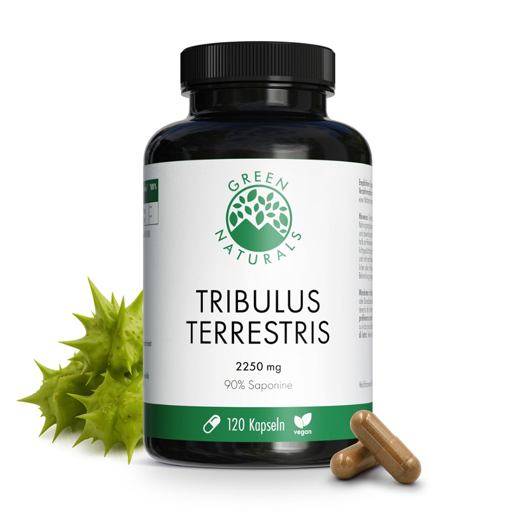 GREEN NATURALS Tribulus Terrestris 2250 mg veg.Kps - 120Stk - Vegan