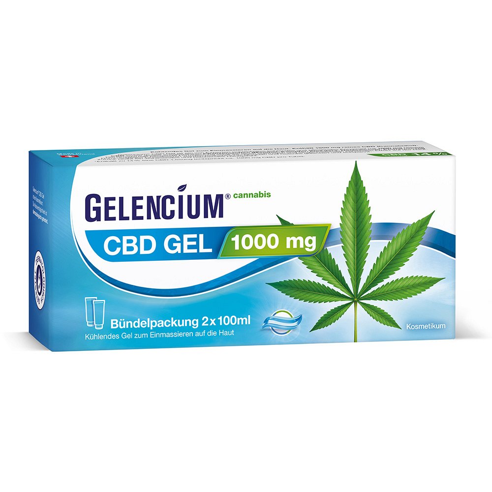GELENCIUM Cannabis CBD Gel kühlend - 2X100ml - Vegan