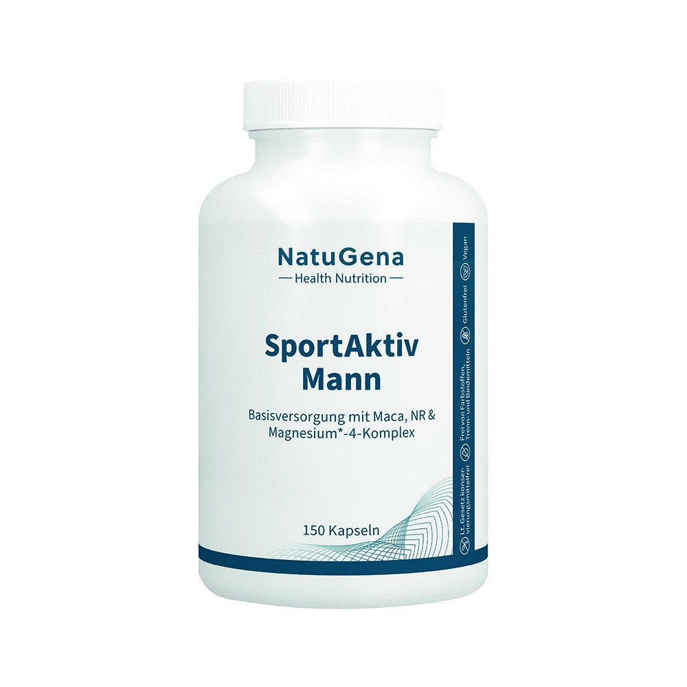 SPORTAKTIV Mann Maca+NR+Magnesium-Komplex Kapseln - 150Stk - Stress & Burnout