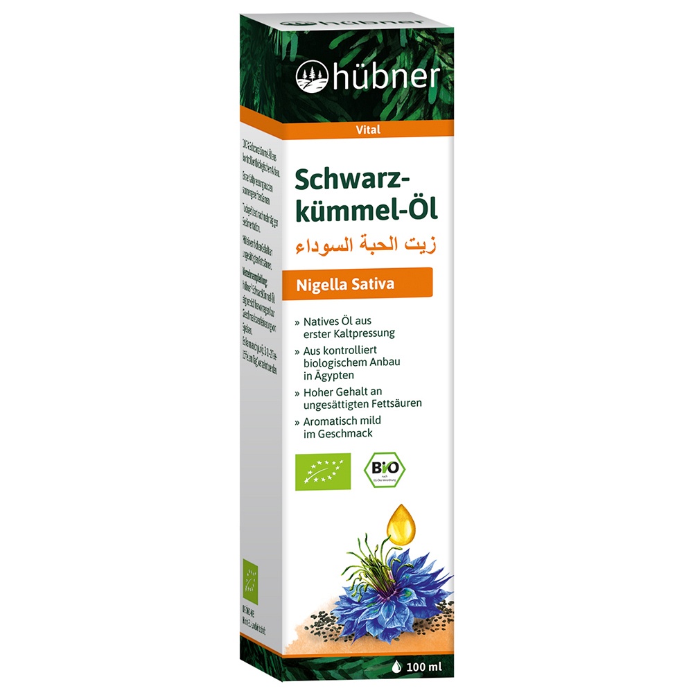 HÜBNER Schwarzkümmel-Öl Bio DE-ÖKO-003 - 100ml