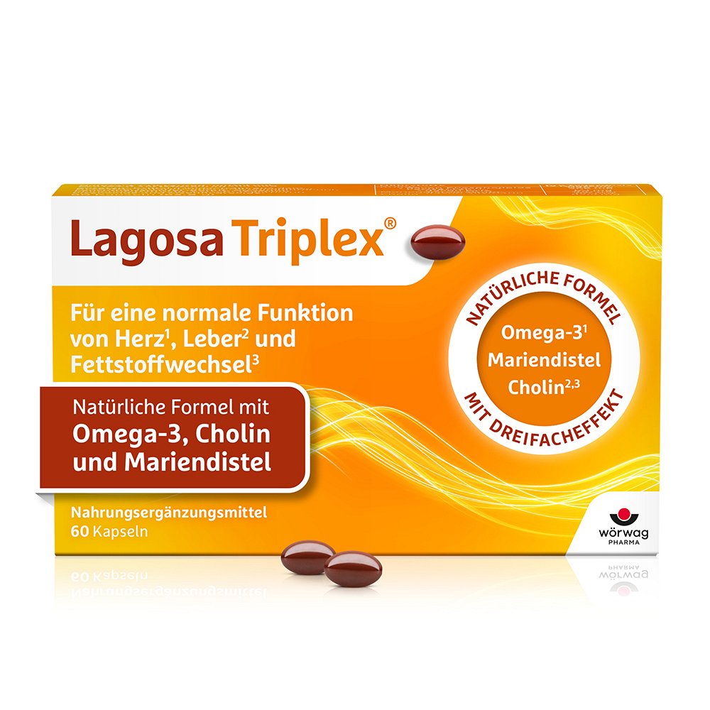 LAGOSA Triplex Weichkapseln - 60Stk - Entgiften-Entschlacken-Entsäuern