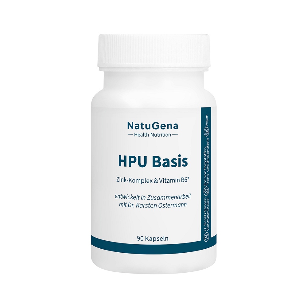 HPU Basis Zink-Komplex+Vitamin B6+Mangan vegan Kps - 90Stk - Depressionen & Angstzustände