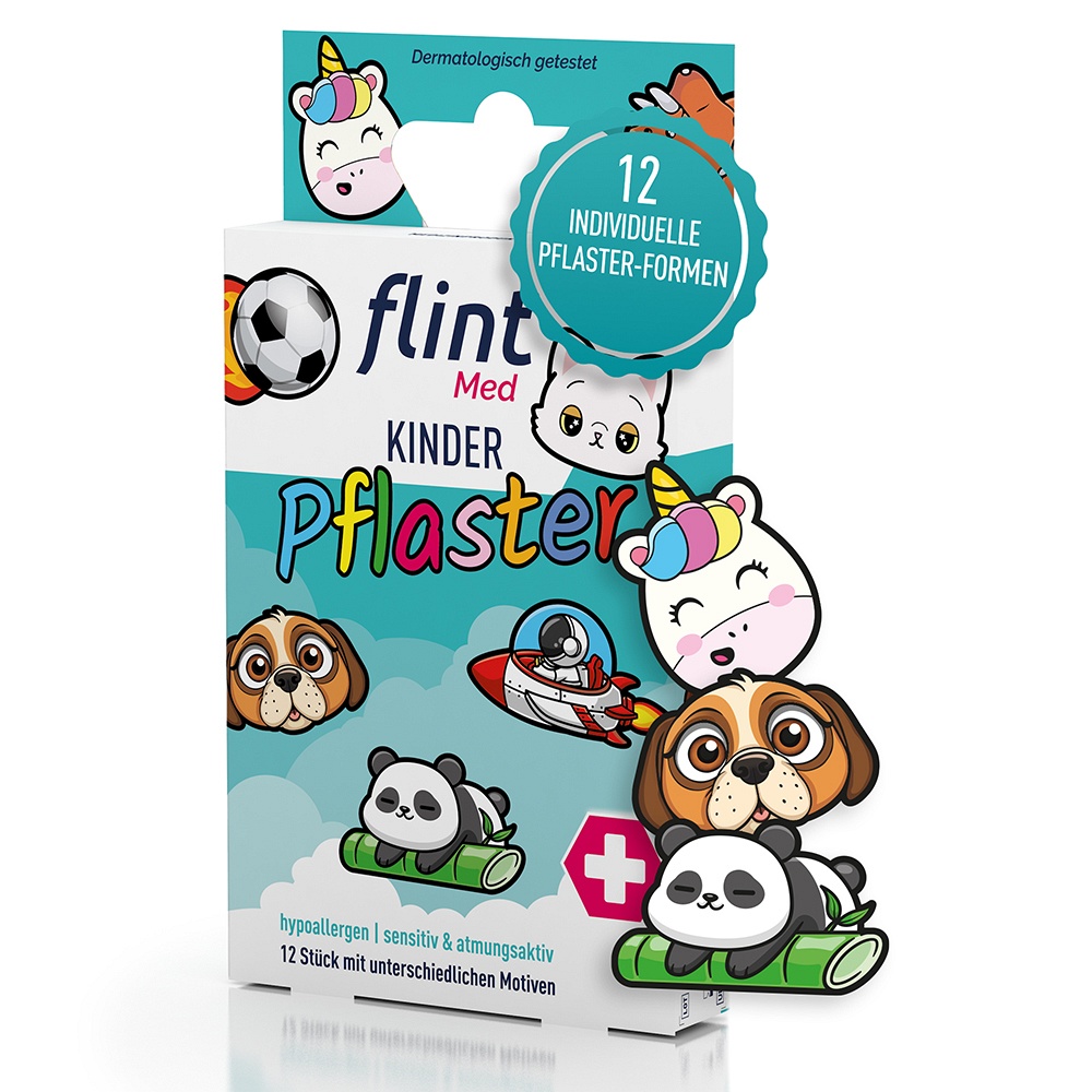 FLINT Med Kinder Pflaster 13x22mm hypoallerg.sens. - 12Stk - Pflaster